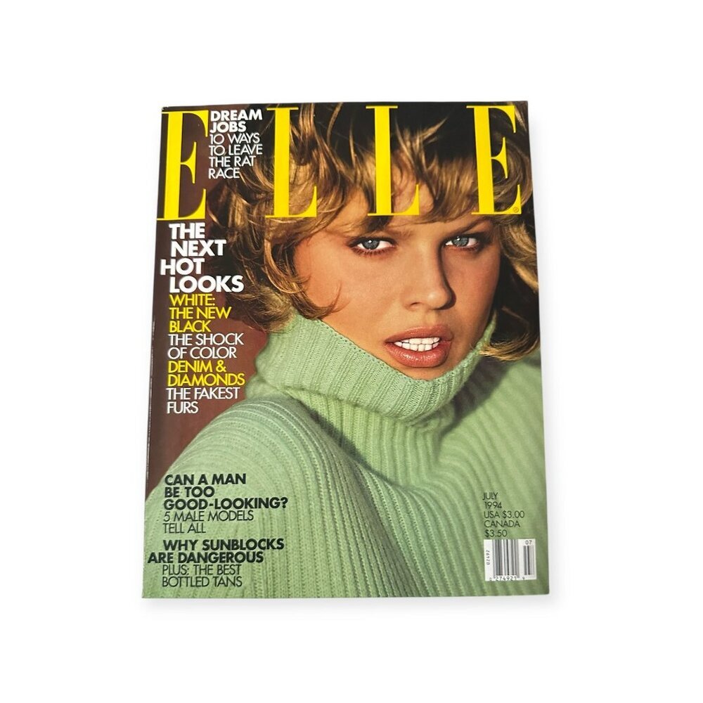 Vintage ELLE Magazine July 1994 – 90s Fashion